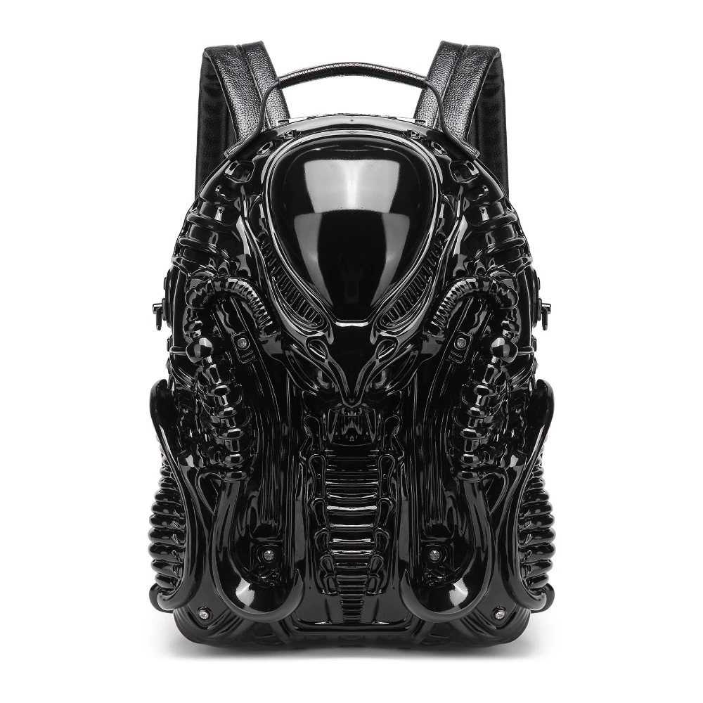 Alien-Inspired Punk Street Backpack